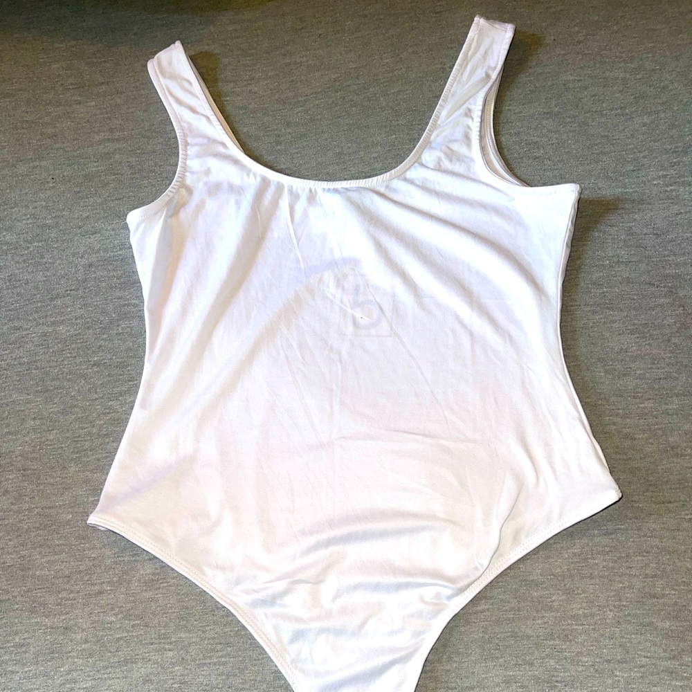 White Tank Top BodySuit